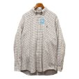 画像1:  【Ralph lauren】【ラルフローレン】生成りｘ赤ｘ青【チェック柄】【ボタンダウンシャツ】【サイズＬ】 <br> (1)