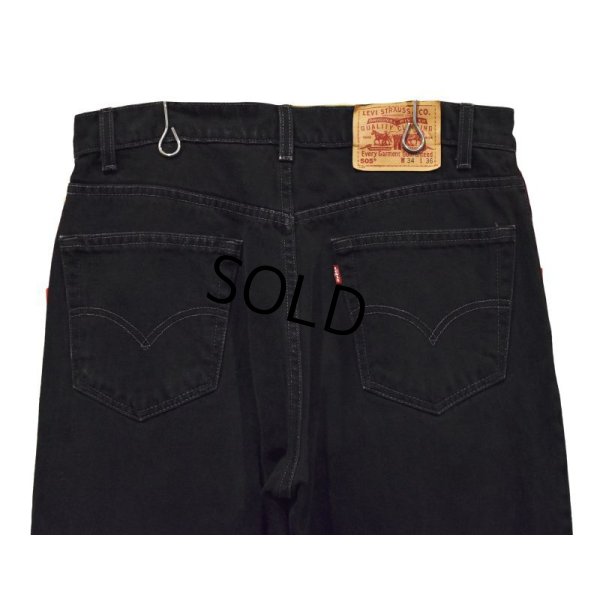 画像6: 90's【ビンテージ】【LEVI'S】【リーバイス505】505【黒】【デニムパンツ】ブラックデニム【34x36】