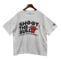 【90’s】【USA製】【ビンテージ】【シカゴブルズ】【白】SHOOT THE BULL【Ｔシャツ】【サイズＸＬ】 