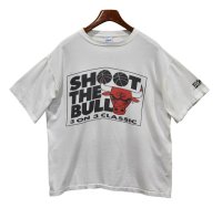 【90’s】【USA製】【ビンテージ】【シカゴブルズ】【白】SHOOT THE BULL【Ｔシャツ】【サイズＸＬ】 