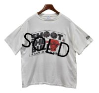 【90’s】【USA製】【ビンテージ】【シカゴブルズ】【白】SHOOT THE BULL【Ｔシャツ】【サイズＸＬ】 
