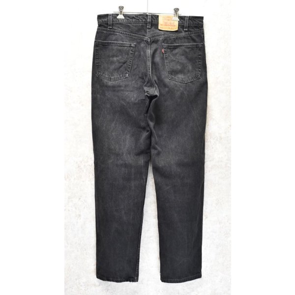 画像4: 90's【USA製】【ビンテージ】【LEVI'S】【リーバイス】【550】【ブラックデニム】【36x34】 