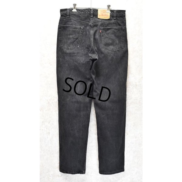 画像4: 90's【USA製】【ビンテージ】【LEVI'S】【リーバイス】【550】【ブラックデニム】【36x34】 