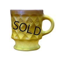 【Fire King】【ファイヤーキング】【黄色】【キンバリー】【マグカップ】 