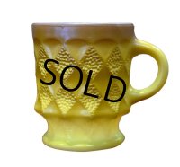 【Fire King】【ファイヤーキング】【黄色】【キンバリー】【マグカップ】 