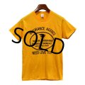 70's∼ USA製 ビンテージ【Stedman】【ステッドマン】【黄色】【Insurance agents need love too】Tシャツ【サイズM】 