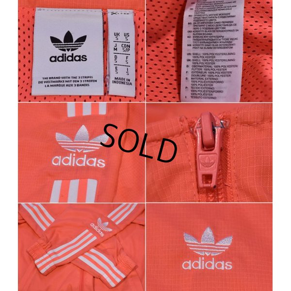 画像2: 【ビンテージ】【adidas】【アディダス】【ショッキングピンクｘ白ライン】トラックジャージ【トラックジャケット】【サイズＳ】 