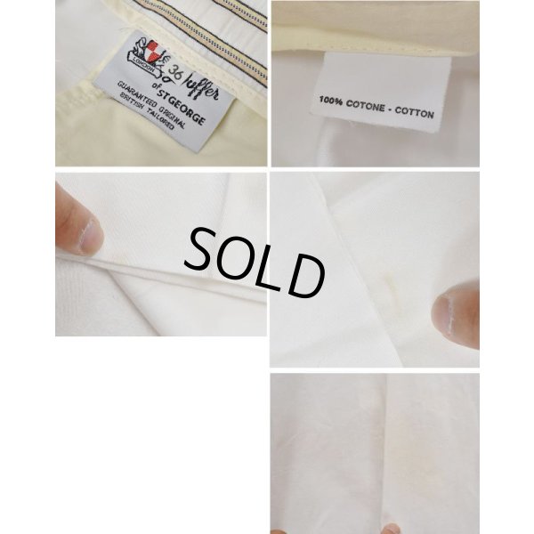 画像3: 【ビンテージ】【英国製】【Duffer of St Geoge】ダファーオブセントジョージ【白】【スラックス】【W32程度】