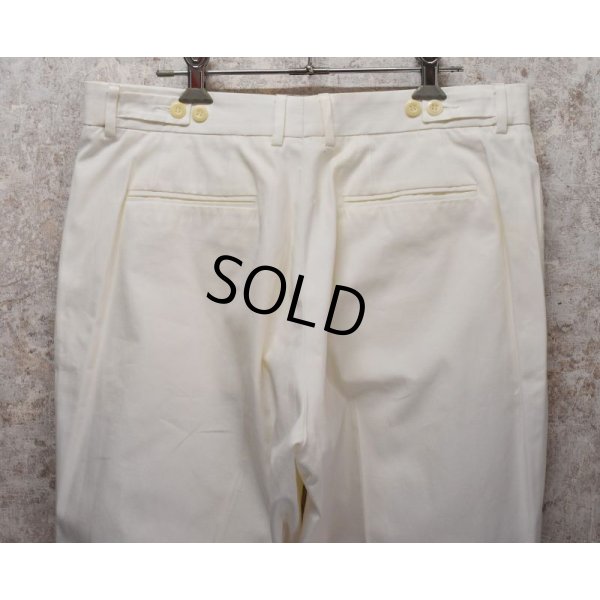 画像6: 【ビンテージ】【英国製】【Duffer of St Geoge】ダファーオブセントジョージ【白】【スラックス】【W32程度】