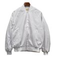 画像1: デッドストック【USA製】ビンテージ【AUBURN  SPORTSWEAR】アーバンスポーツウェア【CHASAE】白【スナップブルゾン】【サイズＬ】<br> (1)