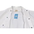 画像3: デッドストック【USA製】ビンテージ【AUBURN  SPORTSWEAR】アーバンスポーツウェア【CHASAE】白【スナップブルゾン】【サイズＬ】<br> (3)