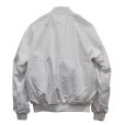 画像4: デッドストック【USA製】ビンテージ【AUBURN  SPORTSWEAR】アーバンスポーツウェア【CHASAE】白【スナップブルゾン】【サイズＬ】<br> (4)