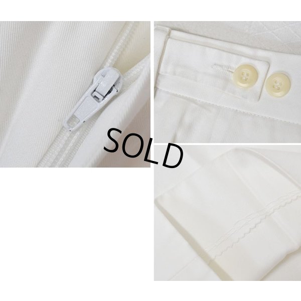 画像4: 【ビンテージ】【英国製】【Duffer of St Geoge】ダファーオブセントジョージ【白】【スラックス】【W32程度】