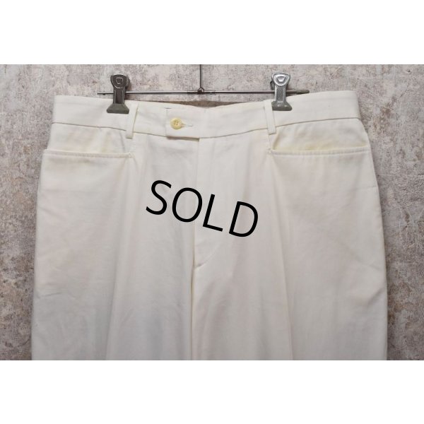 画像5: 【ビンテージ】【英国製】【Duffer of St Geoge】ダファーオブセントジョージ【白】【スラックス】【W32程度】