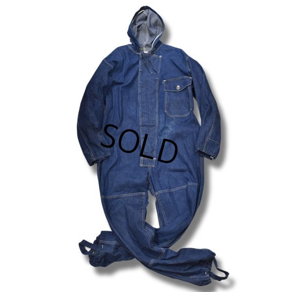 画像7: 50's【ビンテージ】【SETLOW】デニム【オーバーオール】フード付き【つなぎ】【オールインワン】【サイズ40】