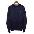 画像1: 【ラルフローレン】POLO RALPH LAUREN【紺】【ピマコットン】【クルーネックセーター】【サイズM】<br> (1)