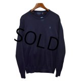 【ラルフローレン】POLO RALPH LAUREN【紺】【ピマコットン】【クルーネックセーター】【サイズM】 