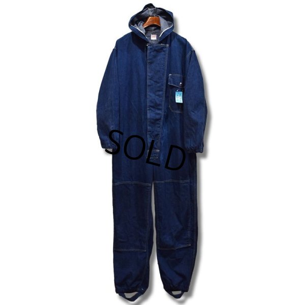 画像3: 50's【ビンテージ】【SETLOW】デニム【オーバーオール】フード付き【つなぎ】【オールインワン】【サイズ40】