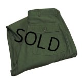 【ビンテージ】U.S.ARMY【米軍実物】【UFOボタン】OG-107【ベイカーパンツ】【ユーティリティパンツ】【36ｘ33】