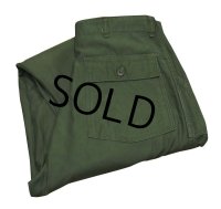 【ビンテージ】U.S.ARMY【米軍実物】【UFOボタン】OG-107【ベイカーパンツ】【ユーティリティパンツ】【36ｘ33】