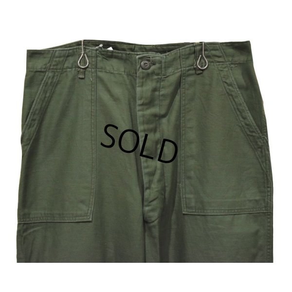 画像5: 【ビンテージ】U.S.ARMY【米軍実物】【UFOボタン】OG-107【ベイカーパンツ】【ユーティリティパンツ】【36x33】
