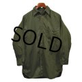 40's【米軍実物】【ビンテージ】ステンシル入り【U.S.NAVY】【N-3】ポプリンシャツ【US15】 