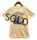 【ビンテージ】【カナダ製】【BANFF hot spring】ベージュ【Tシャツ】【サイズL】レディース古着 
