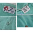 画像2: 90's~ ビンテージ【USA製】ISLE OF COTTON【ミントグリーン】【コットンカーディガン】【サイズＬ】<br> (2)