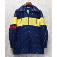 【ラルフローレン】POLO RALPH LAUREN【紺ｘ黄ｘ赤】フード付き【ナイロンパーカー】【サイズM】 