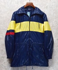 【ラルフローレン】POLO RALPH LAUREN【紺ｘ黄ｘ赤】フード付き【ナイロンパーカー】【サイズM】 