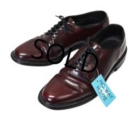 【ビンテージ】【HANOVER】【ハノーバー】赤茶【プレーントゥ】【9 1/2 D/B】【27.5cm程度】 