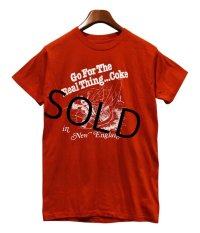 80's〜【ビンテージ】【Burger King】【Coke Cola】【Go For The Real Thing...Coke in New England】【ヨット】【Tシャツ】【サイズS程度】 