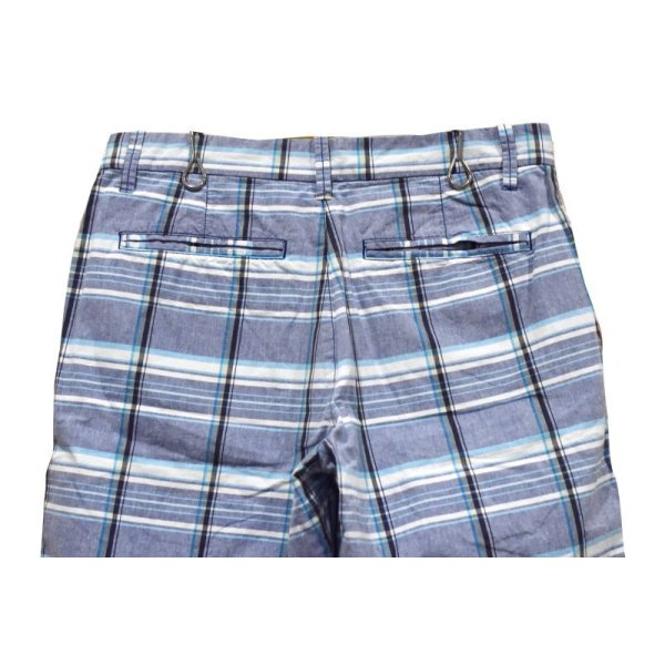 画像4: 【OLD NAVY】【オールドネイビー】 【水色ｘグレーｘ白】【チェック】【コットンショートパンツ】【短パン】【コットンショーツ】【W29】 