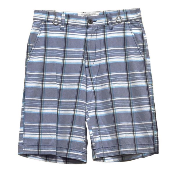 画像1: 【OLD NAVY】【オールドネイビー】 【水色ｘグレーｘ白】【チェック】【コットンショートパンツ】【短パン】【コットンショーツ】【W29】 