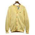 画像1: 【IZOD LACOSTE】アイゾッド ラコステ【黄色】【アクリルカーディガン】【サイズＸＬ】<br> (1)