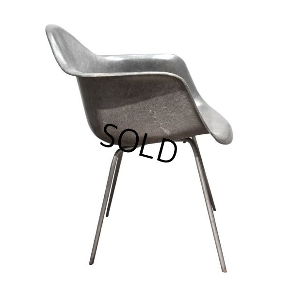 画像6: 50's【ビンテージ】【Herman Miller】ハーマンミラー【アームシェルチェア】Ｘベース【2nd】グラスファイバー【FRP】【エレファントハイドグレー】【イームズチェア】 