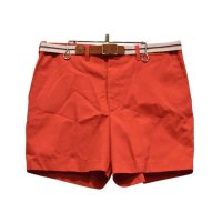 【ほぼ未使用‼】【Arnie Arnord Palmer】【アーニーアーノルドパーマー】ベルト付き【赤】【ショートパンツ】【ショーツ】【W34】 