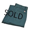 90's【USA製】ビンテージ【ディッキーズ】【Dickies】【874】【緑】【ワークパンツ】【36ｘ29】 