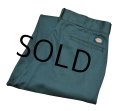 90's【USA製】ビンテージ【ディッキーズ】【Dickies】【874】【緑】【ワークパンツ】【36ｘ29】 