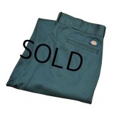 90's【USA製】ビンテージ【ディッキーズ】【Dickies】【874】【緑】【ワークパンツ】【36ｘ29】 
