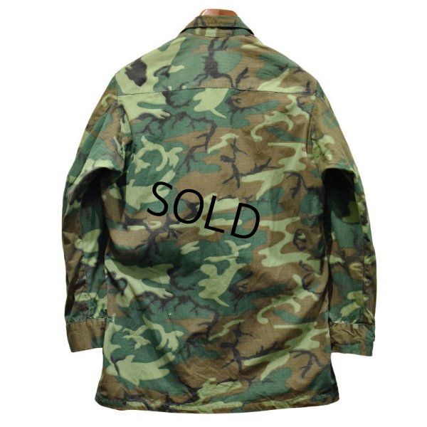 画像3: 60's【ビンテージ】【米軍実物】【ERDL】リップストップ【ジャングルファティーグジャケット】【ファティーグシャツ】【S-R】