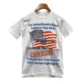 【90's】USA製【ビンテージ】【The Insane Hussein World Conquest Tour 90~91】【白】【Ｔシャツ】【サイズＬ】 