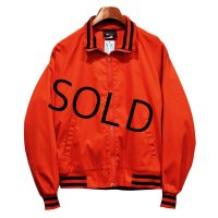 USA製【80's】【ビンテージ】【チャンピオン製】【アバクロンビー&フィッチ】【アバクロ】【赤×黒リブボーダー】【ジップアップブルゾン】 