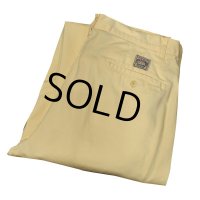 USA製【ラルフローレン】POLO RALPH LAUREN【イエロー】POLO CHINO【２タック】コットンパンツ【32×30】 