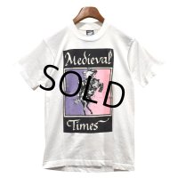 90's【USA製】【ビンテージ】【白】【Medieval time】【Tシャツ】【サイズM】 