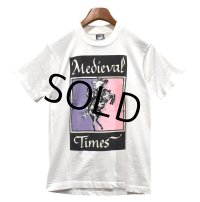 90's【USA製】【ビンテージ】【白】【Medieval time】【Tシャツ】【サイズM】 