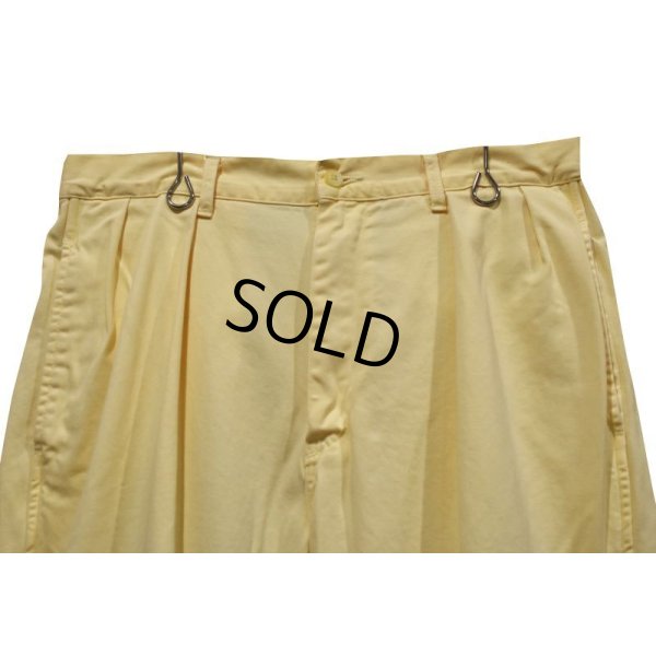 画像5: USA製【ラルフローレン】POLO RALPH LAUREN【イエロー】POLO CHINO【2タック】コットンパンツ【32×30】
