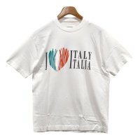 【イタリー製】【ビンテージ】【ベネトン】UNITED COLORS OF BENETTON【白】【I Love Italy】【Ｔシャツ】【サイズM】 