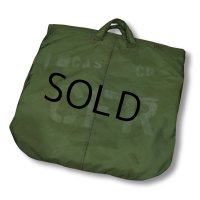 90's【ビンテージ】【米軍実物】【USAF】【ステンシル入り】【ヘルメットバッグ】 
