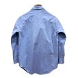 画像5: 【ビンテージ】【JHR BASICS】猫 刺繍入り【シャンブレーシャツ】【サイズS】レディース古着<br> (5)